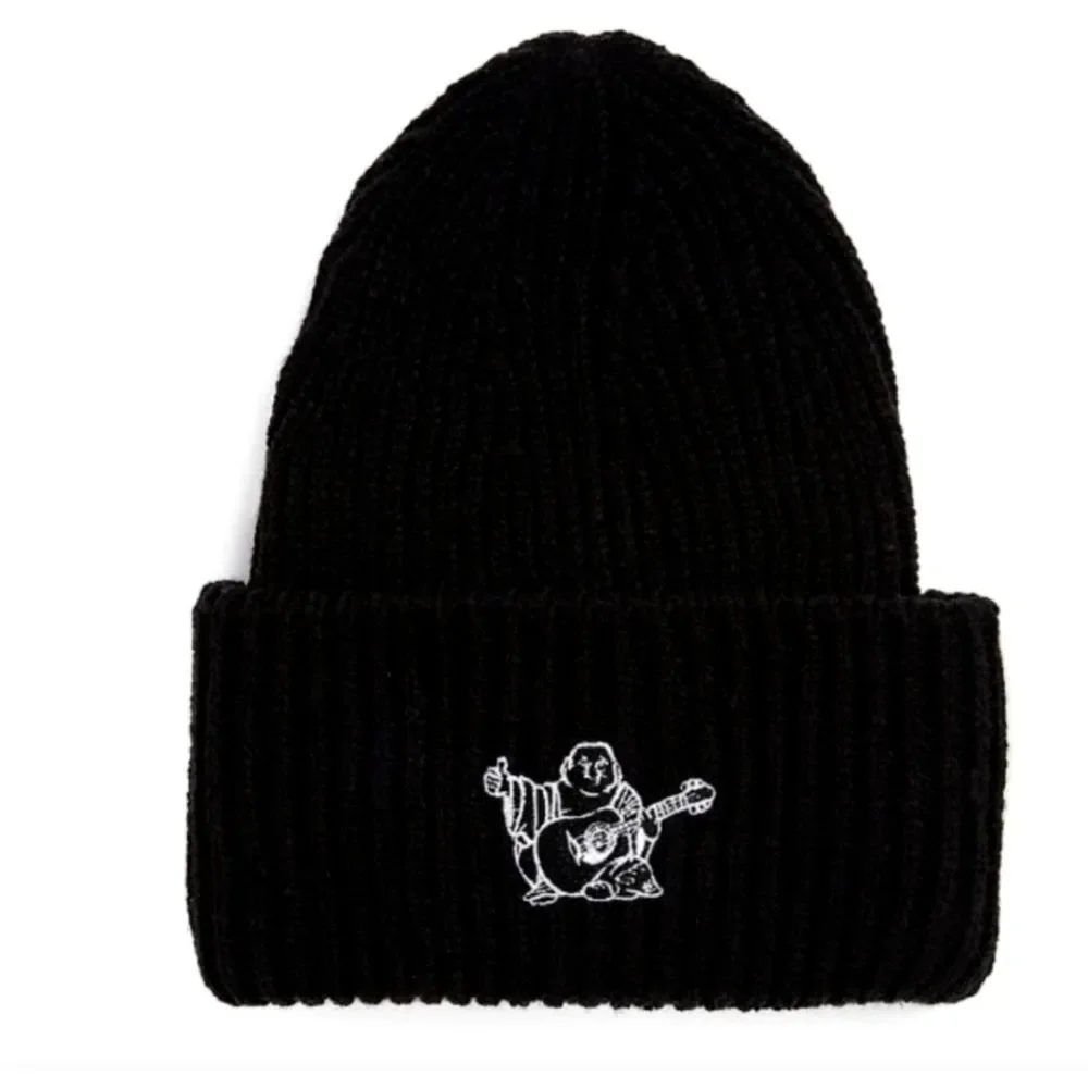True Religion Buddha Logo Flip Beanie‎